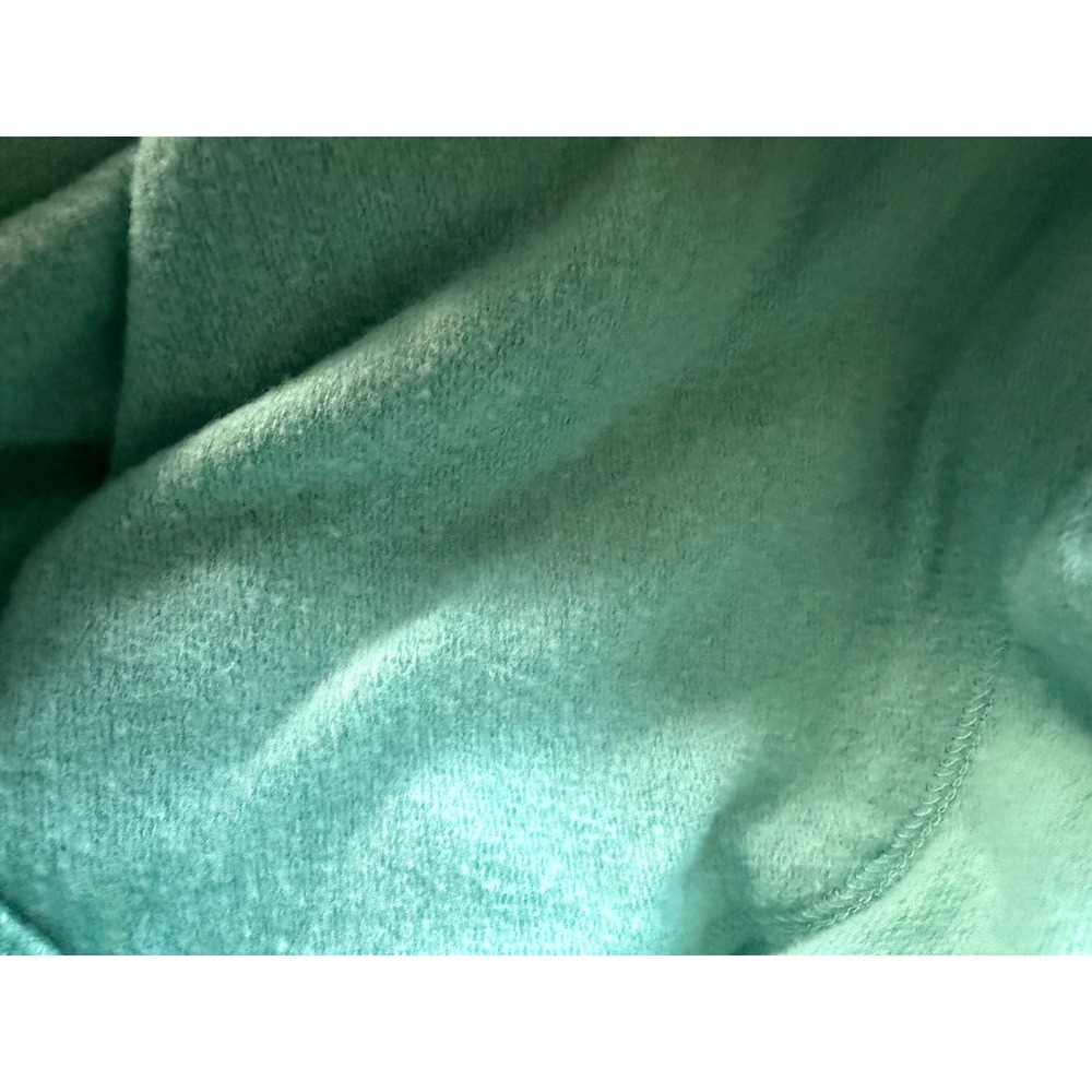 LL Bean Women XL Seafoam Green Cowl Neck Pullover Sweatshirt Thumbholes 290312 - Picture 12 of 13